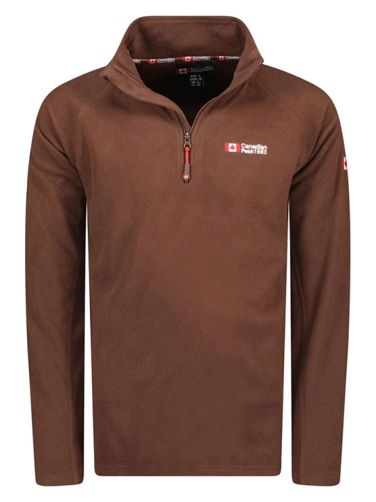 Zdjęcie produktu Canadian Peak Kurtka polarowa "Tugeak" w kolorze brązowym rozmiar: L
