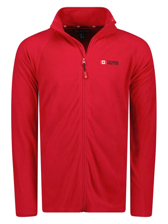 Zdjęcie produktu Canadian Peak Kurtka polarowa "Tugeak" w kolorze czerwonym rozmiar: 3XL
