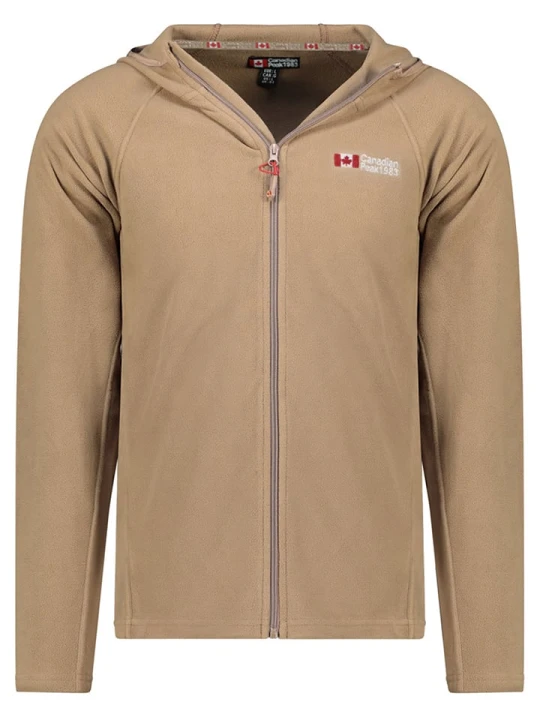 Zdjęcie produktu Canadian Peak Kurtka polarowa "Tugoodeak" w kolorze jasnobrązowym rozmiar: XXL