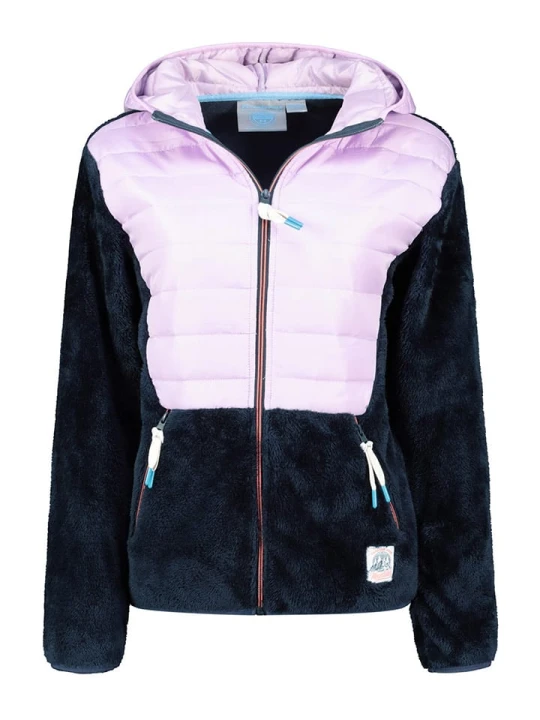 Zdjęcie produktu Canadian Peak Kurtka polarowa "Typologieak" w kolorze granatowo-lawendowym rozmiar: XL