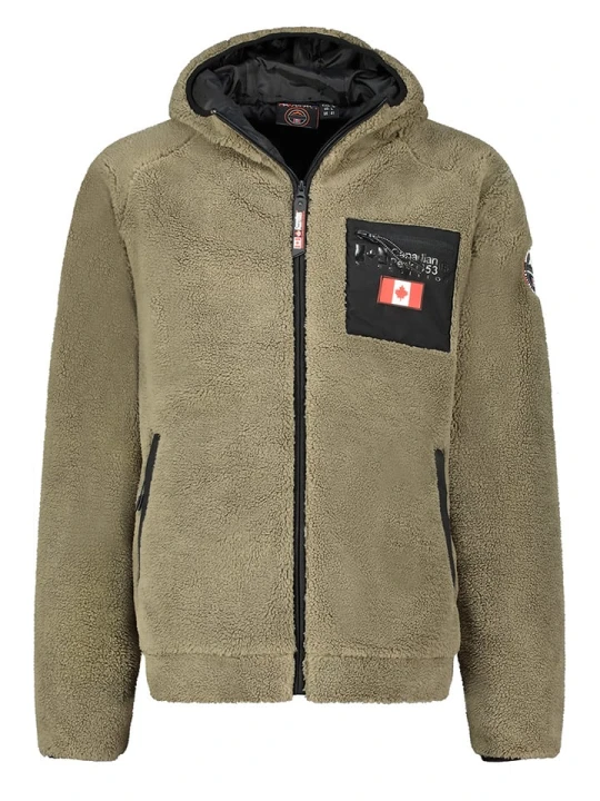Zdjęcie produktu Canadian Peak Kurtka polarowa "Udeafeak" w kolorze khaki rozmiar: S