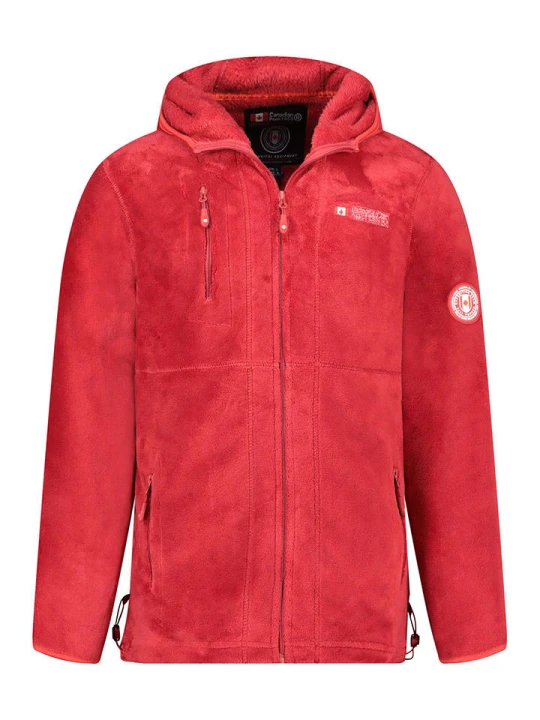 Zdjęcie produktu Canadian Peak Kurtka polarowa "Uploadeak" w kolorze czerwonym rozmiar: M