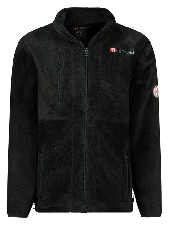 Zdjęcie produktu Canadian Peak Kurtka polarowa "Uploadek" w kolorze czarnym rozmiar: 128
