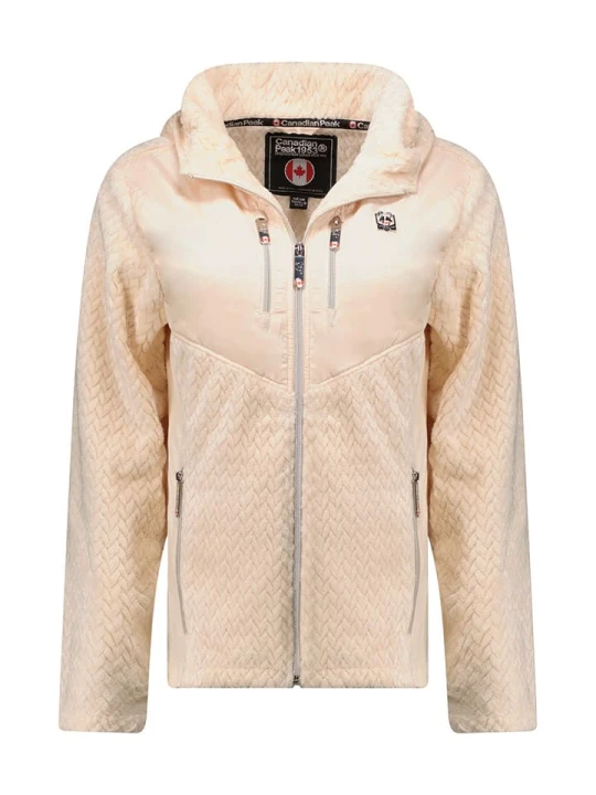 Zdjęcie produktu Canadian Peak Kurtka polarowa "Urenaeak" w kolorze beżowym rozmiar: XL