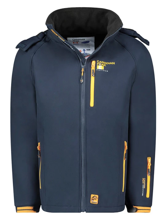 Zdjęcie produktu Canadian Peak Kurtka softshellowa "Ritchoneak" w kolorze granatowym rozmiar: XXL