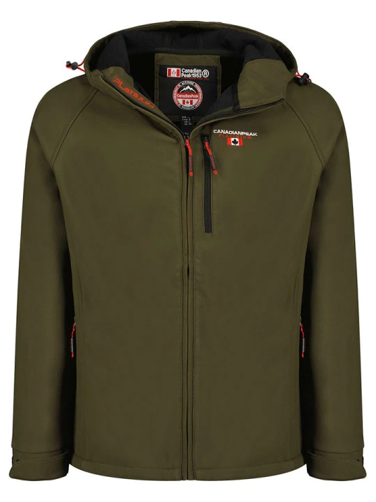 Zdjęcie produktu Canadian Peak Kurtka softshellowa "Takiteak" w kolorze khaki rozmiar: XL