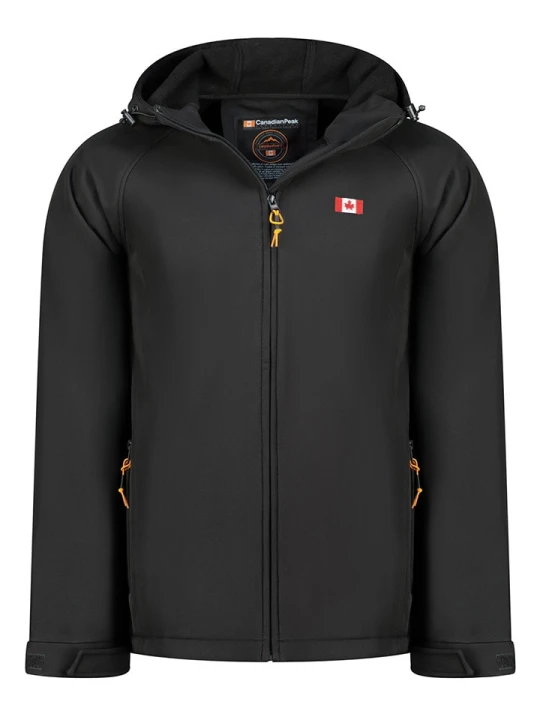 Zdjęcie produktu Canadian Peak Kurtka softshellowa "Tamigoloreak" w kolorze czarnym rozmiar: L