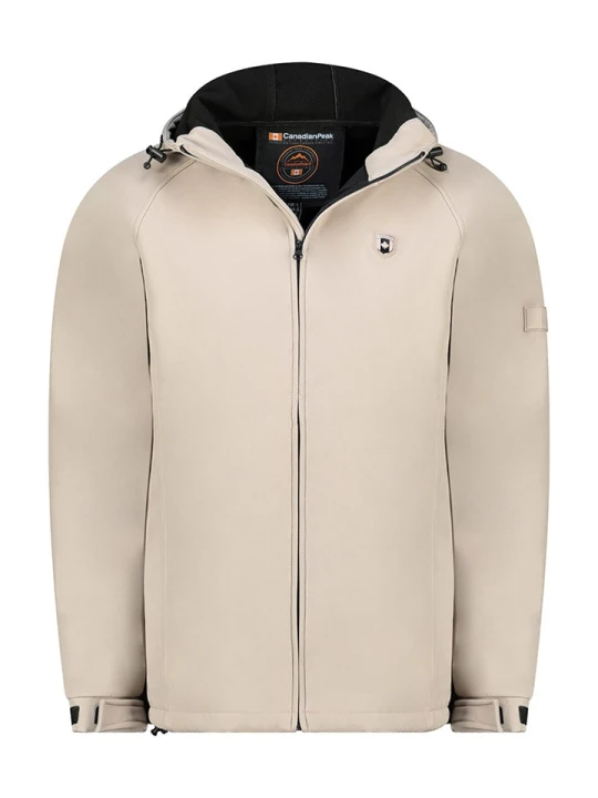 Zdjęcie produktu Canadian Peak Kurtka softshellowa "Tamigotaleak" w kolorze beżowym rozmiar: 3XL