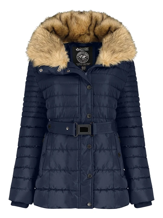 Zdjęcie produktu Canadian Peak Kurtka zimowa "Belle" w kolorze granatowym rozmiar: L