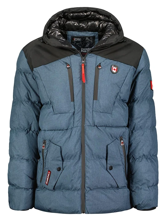 Zdjęcie produktu Canadian Peak Kurtka zimowa "Cashblendeak" w kolorze niebiesko-czarnym rozmiar: M