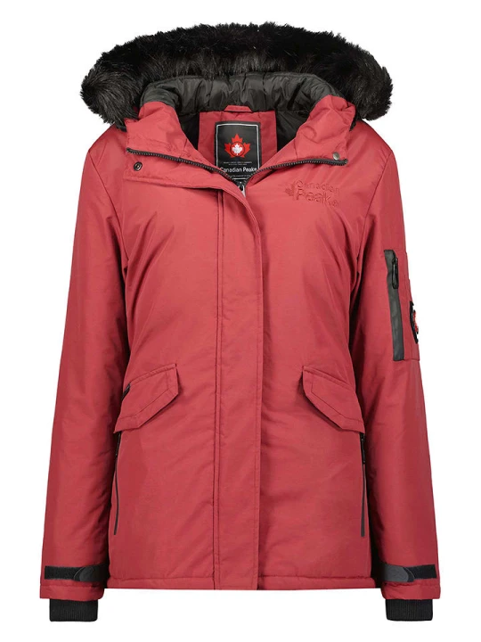 Zdjęcie produktu Canadian Peak Parka "Adan" w kolorze czerwonym rozmiar: M