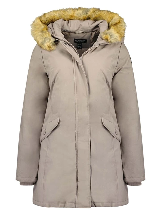 Zdjęcie produktu Canadian Peak Parka "Dinastipeak" w kolorze szarobrązowym rozmiar: S