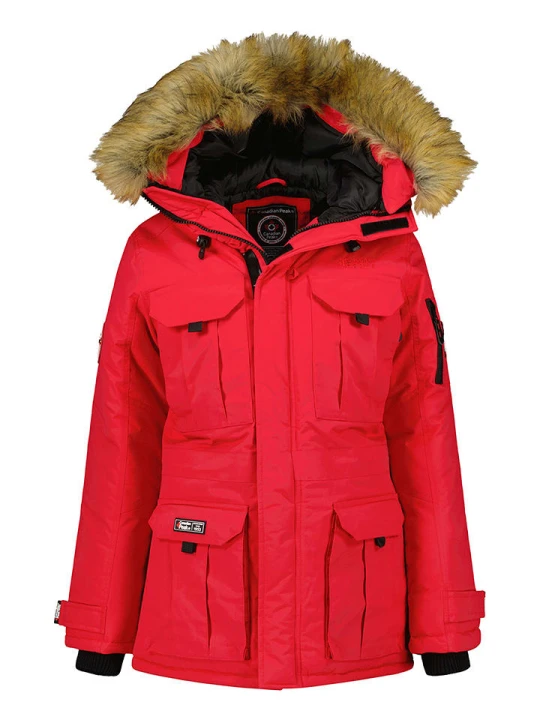 Zdjęcie produktu Canadian Peak Parka w kolorze czerwonym rozmiar: L