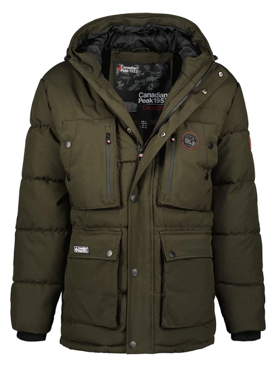 Zdjęcie produktu Canadian Peak Parka zimowa "Alberteak" w kolorze khaki rozmiar: 140