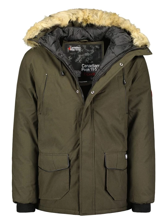 Zdjęcie produktu Canadian Peak Parka zimowa "Claudeak" w kolorze khaki rozmiar: 128