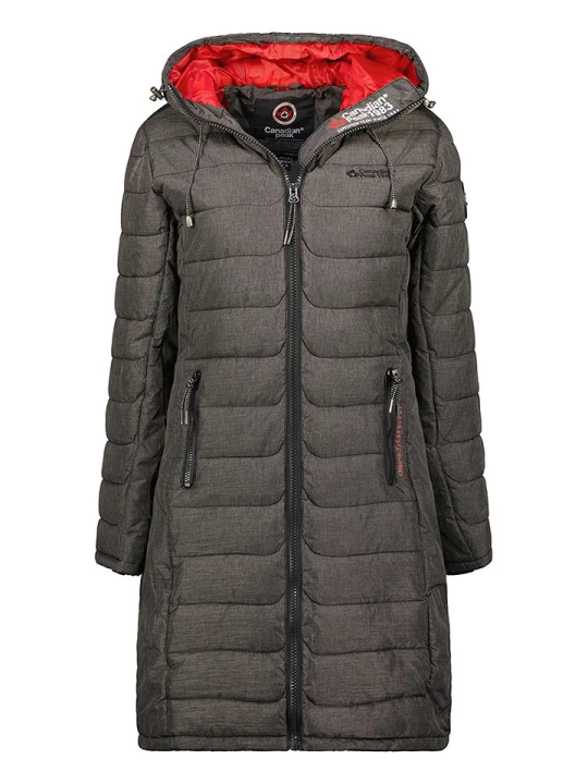 Zdjęcie produktu Canadian Peak Płaszcz pikowany "Aromeak" w kolorze antracytowym rozmiar: onesize