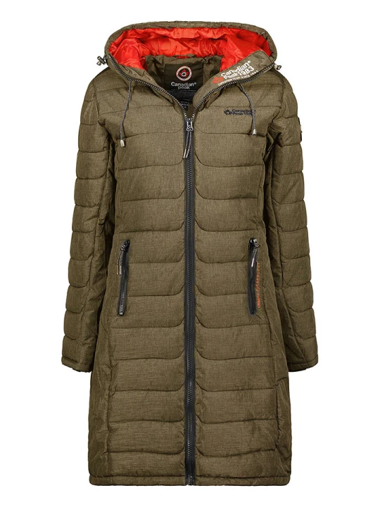Zdjęcie produktu Canadian Peak Płaszcz pikowany "Aromeak" w kolorze khaki rozmiar: XXL