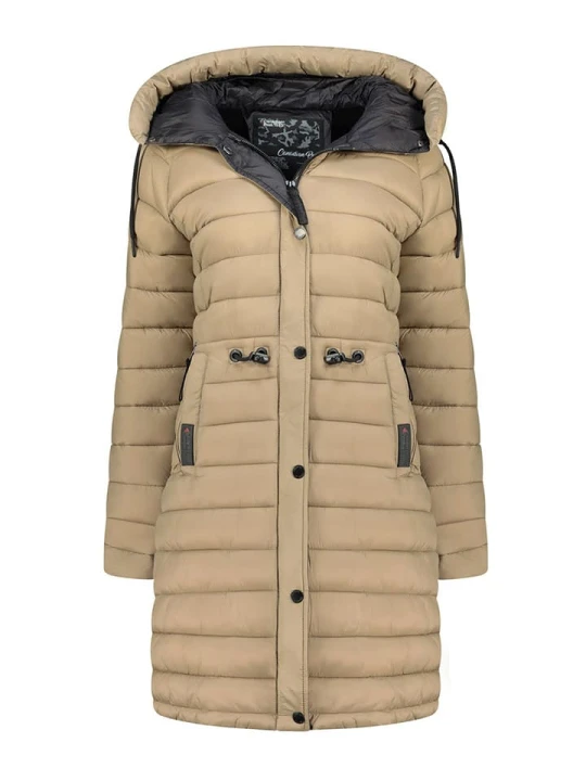 Zdjęcie produktu Canadian Peak Płaszcz pikowany "Batigeak" w kolorze beżowym rozmiar: XXL