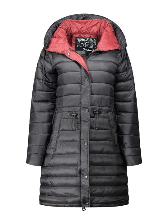 Zdjęcie produktu Canadian Peak Płaszcz pikowany "Batigeak" w kolorze czarnym rozmiar: L