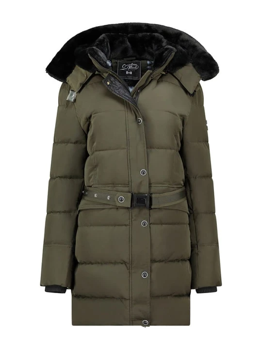 Zdjęcie produktu Canadian Peak Płaszcz zimowy "Bettineak" w kolorze khaki rozmiar: M