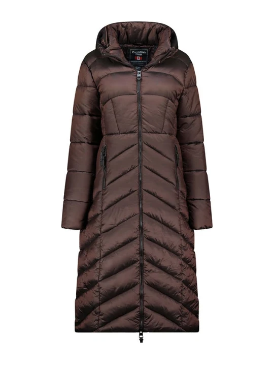 Zdjęcie produktu Canadian Peak Płaszcz pikowany "Blancheak" w kolorze brązowym rozmiar: XL