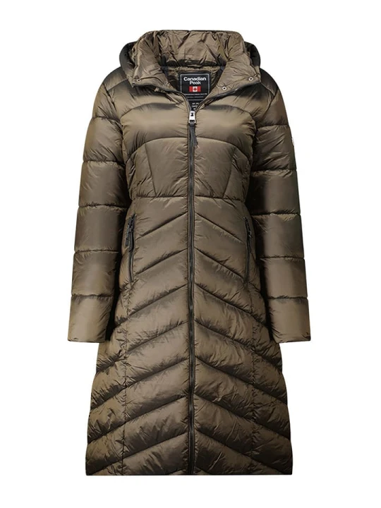 Zdjęcie produktu Canadian Peak Płaszcz pikowany "Blancheak" w kolorze khaki rozmiar: L