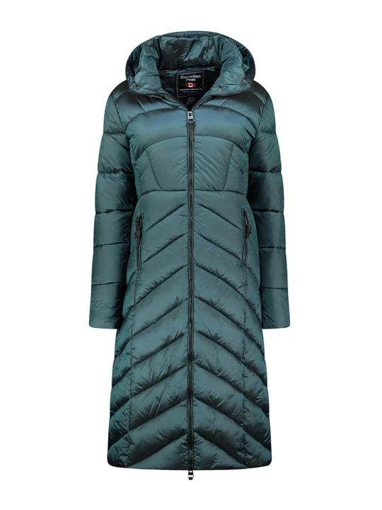 Zdjęcie produktu Canadian Peak Płaszcz pikowany "Blancheak" w kolorze zielonym rozmiar: XXL
