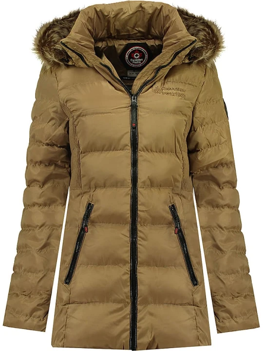 Zdjęcie produktu Canadian Peak Parka zimowa "Anieseak" w kolorze beżowym rozmiar: 152