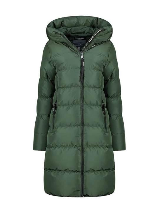Zdjęcie produktu Canadian Peak Płaszcz zimowy "Aprileak" w kolorze ciemnozielonym rozmiar: 3XL