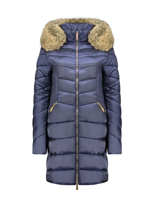 Zdjęcie produktu Canadian Peak Płaszcz zimowy "Bololitaeak" w kolorze granatowym rozmiar: 3XL