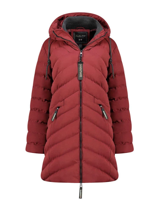 Zdjęcie produktu Canadian Peak Płaszcz zimowy "Clarisseak" w kolorze czerwonym rozmiar: XXL