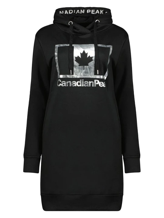 Zdjęcie produktu Canadian Peak Sukienka dresowa w kolorze czarnym rozmiar: S