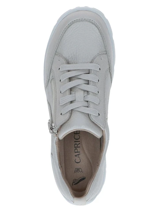 Zdjęcie produktu Caprice Skórzane sneakersy w kolorze beżowym rozmiar: 39