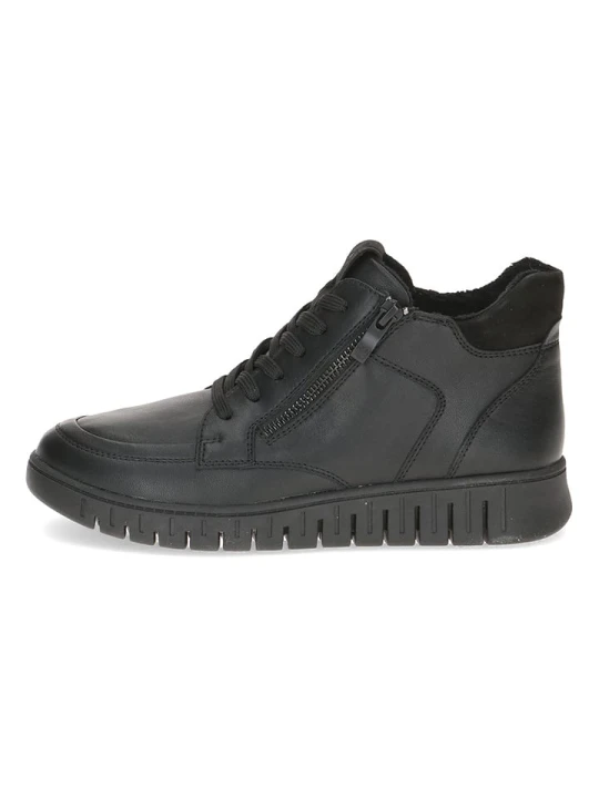 Zdjęcie produktu Caprice Skórzane sneakersy w kolorze czarnym rozmiar: 38