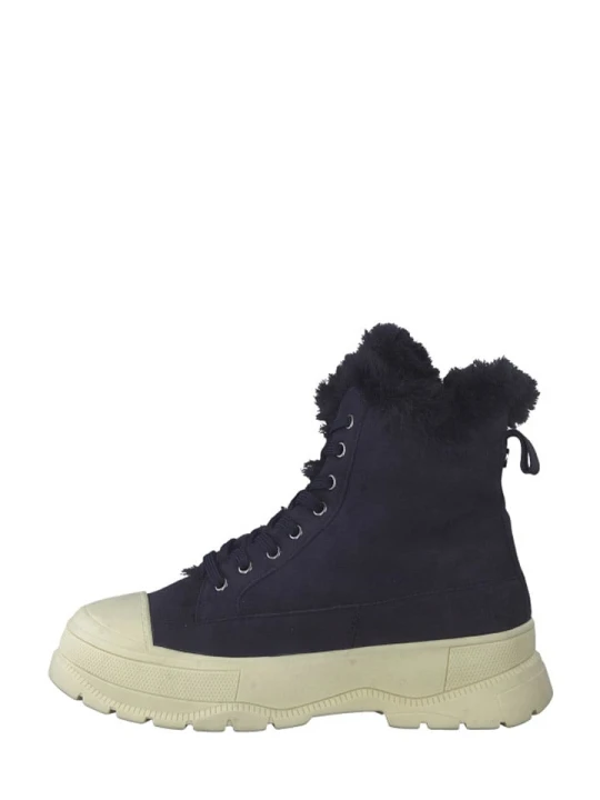 Zdjęcie produktu Caprice Skórzane sneakersy w kolorze granatowym rozmiar: 37
