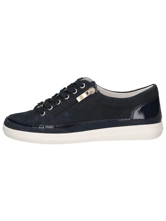 Zdjęcie produktu Caprice Skórzane sneakersy w kolorze granatowym rozmiar: 38