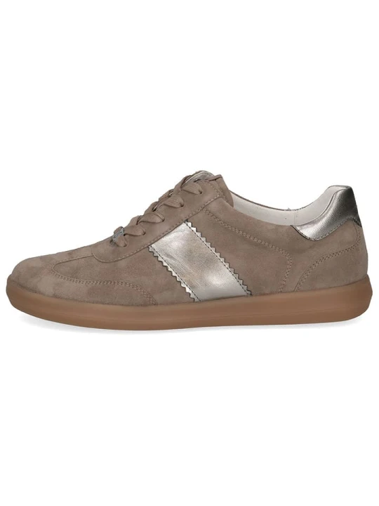 Zdjęcie produktu Caprice Skórzane sneakersy w kolorze jasnobrązowym rozmiar: 37, 5