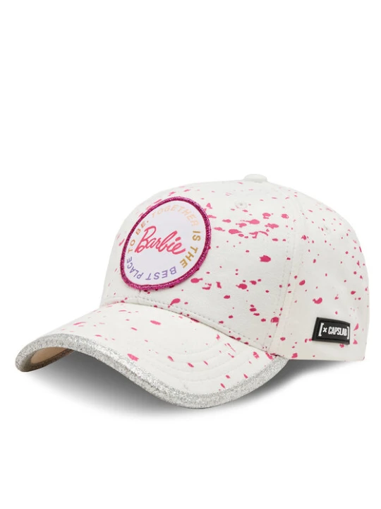 Zdjęcie produktu Capslab Czapka z daszkiem Barbie Cap CL / BA1 / 2 / CB / BAR2 Biały