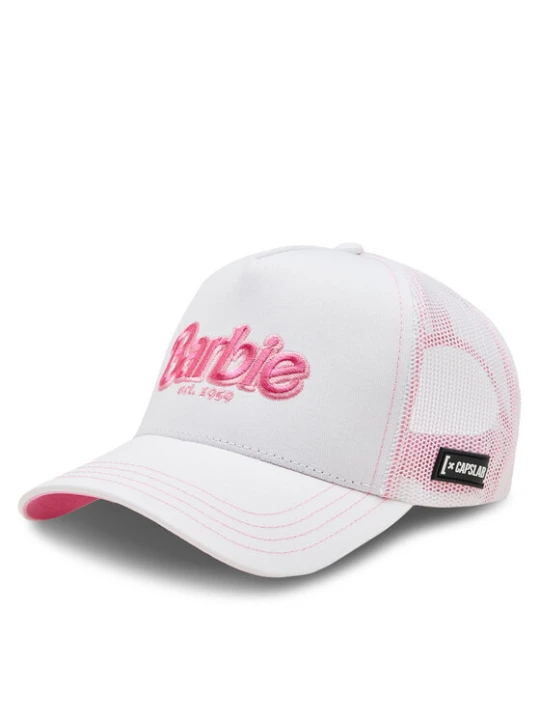 Zdjęcie produktu Capslab Czapka z daszkiem Barbie Cap CL / BA1 / 2 / CT / BAR9 Biały