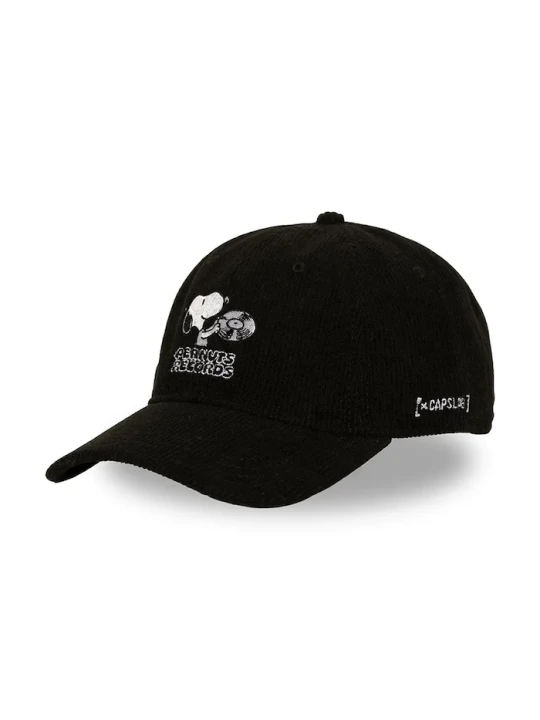 Zdjęcie produktu Capslab czapka z daszkiem sztruksowa x Peanuts czarny