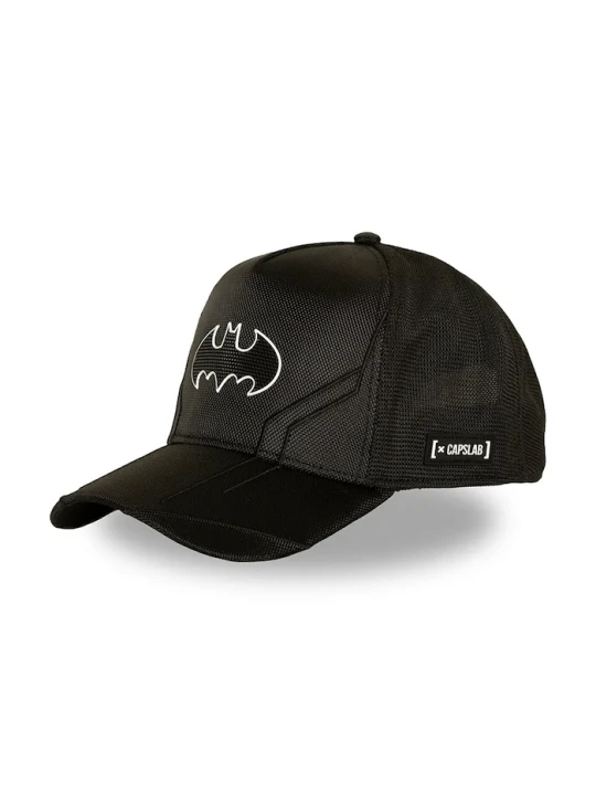Zdjęcie produktu Capslab czapka z daszkiem trucker z bawełną x DC Comics czarny