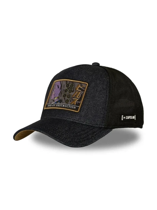 Zdjęcie produktu Capslab czapka z daszkiem trucker z bawełną x Universe7 granatowy