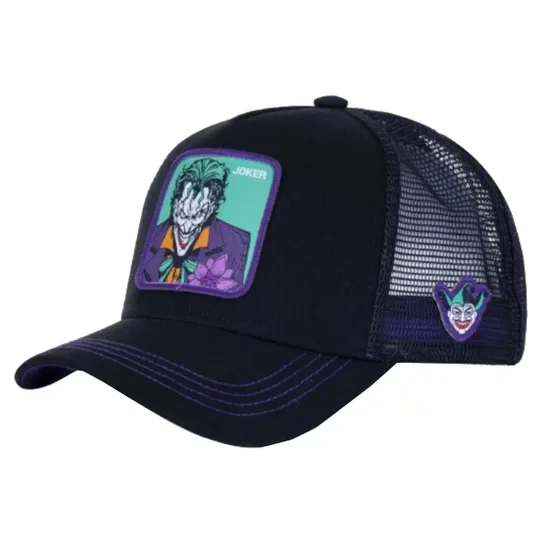 Zdjęcie produktu Capslab DC Comics Joker Cap CL-DC3-1-CAS-JKR2, Męskie, Czarne, czapki z daszkiem, bawełna, rozmiar: One size