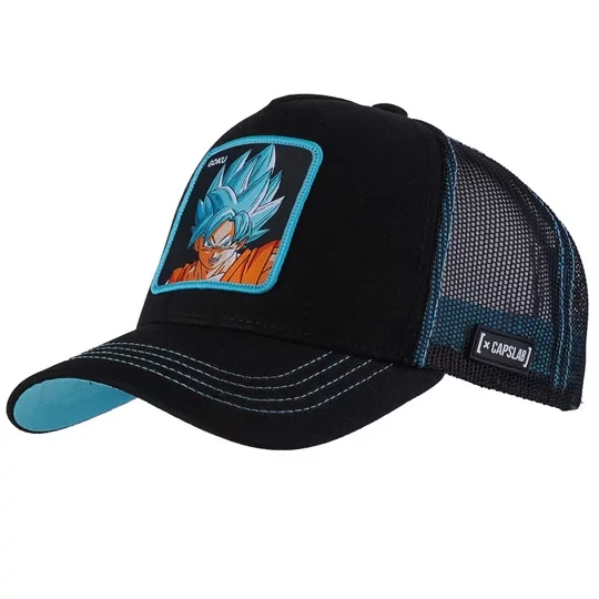 Zdjęcie produktu Capslab Freegun Dragon Ball Z Goku Cap CL-DBS3-1-CAS-GOK1, Męskie, Czarne, czapki z daszkiem, poliester, rozmiar: One size