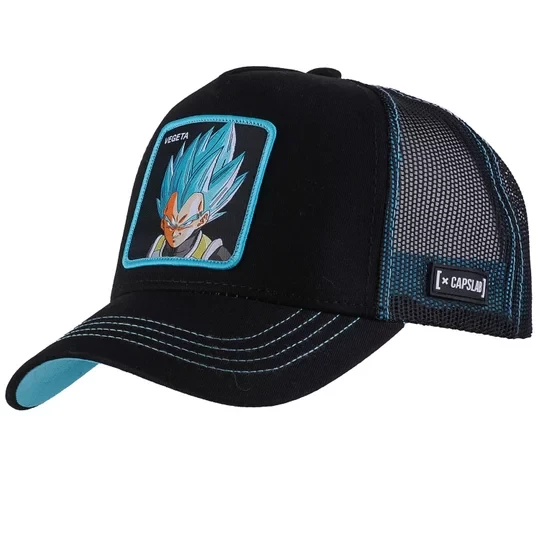 Zdjęcie produktu Capslab Freegun Dragon Ball Z Vegeta Cap CL-DBS3-1-CAS-VEG1, Męskie, Czarne, czapki z daszkiem, poliester, rozmiar: One size