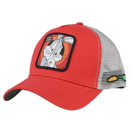 Zdjęcie produktu Capslab Freegun Looney Tunes CL-LOO-1-BUG1, Męskie, Czerwone, czapki z daszkiem, bawełna, rozmiar: One size