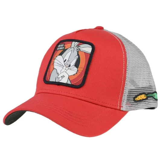 Zdjęcie produktu Capslab Freegun Looney Tunes CL-LOO-3-BUG1, Męskie, Czerwone, czapki z daszkiem, bawełna, rozmiar: One size