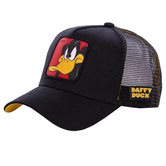 Zdjęcie produktu Capslab Looney Tunes Daffy Duck Cap CL-LOO-1-DAF1, Męskie, Czarne, czapki z daszkiem, bawełna, rozmiar: One size
