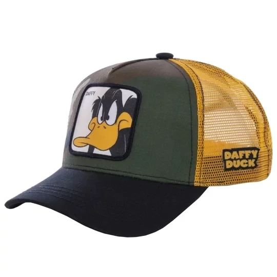 Zdjęcie produktu Capslab Looney Tunes Daffy Duck Cap CL-LOO-1-DAF4, Męskie, Brązowe, czapki z daszkiem, bawełna, rozmiar: One size