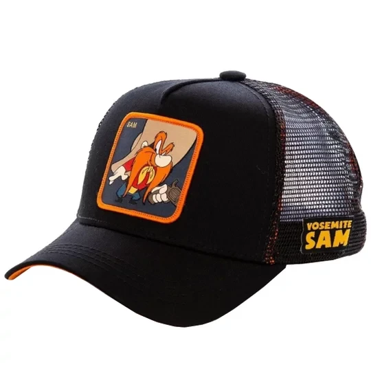 Zdjęcie produktu Capslab Looney Tunes Yosemite Sam Cap CL-LOO-1-SAM1, Męskie, Czarne, czapki z daszkiem, bawełna, rozmiar: One size